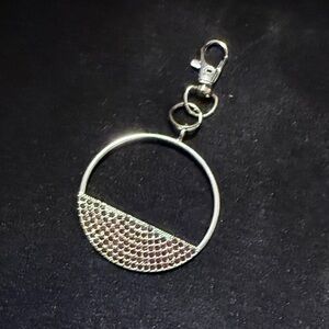 Elegant Silver Keychain Accessory